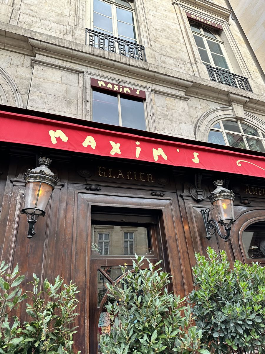 Maxim's restaurant in Paris